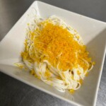 Fideos japoneses con huevos.